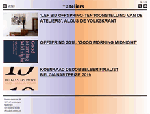 Tablet Screenshot of de-ateliers.nl